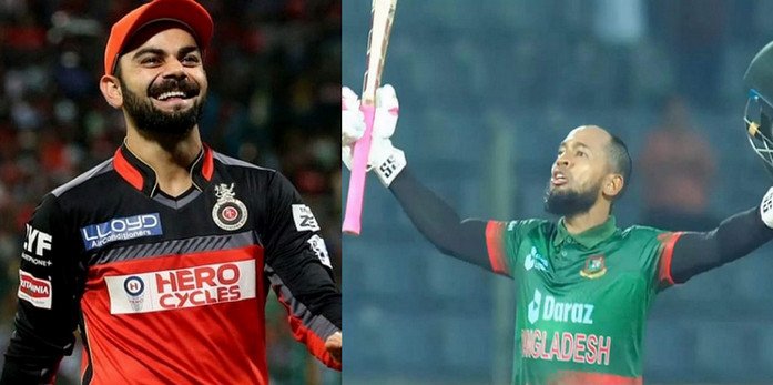 মুশফিককে পেছনে ফেলে কোহলির নতুন বিশ্বরেকর্ড