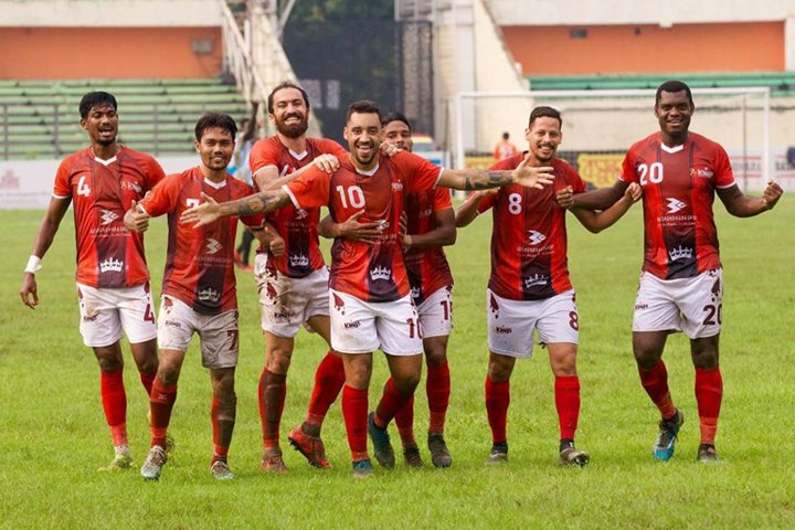 ৪-০ গোলের জয় পেল বসুন্ধরা কিংস