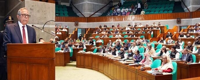 বঙ্গবন্ধুর হাতেই আমার রাজনীতির হাতেখড়ি, দ্বিতীয় উত্থান প্রধানমন্ত্রী শেখ হাসিনার উদ্যোগেই: সংসদে রাষ্ট্রপতি