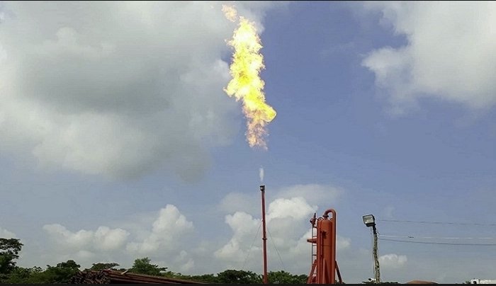 পরীক্ষামূলক গ্যাস উত্তোলন শুরু ভোলার ইলিশা-১ কূপ থেকে