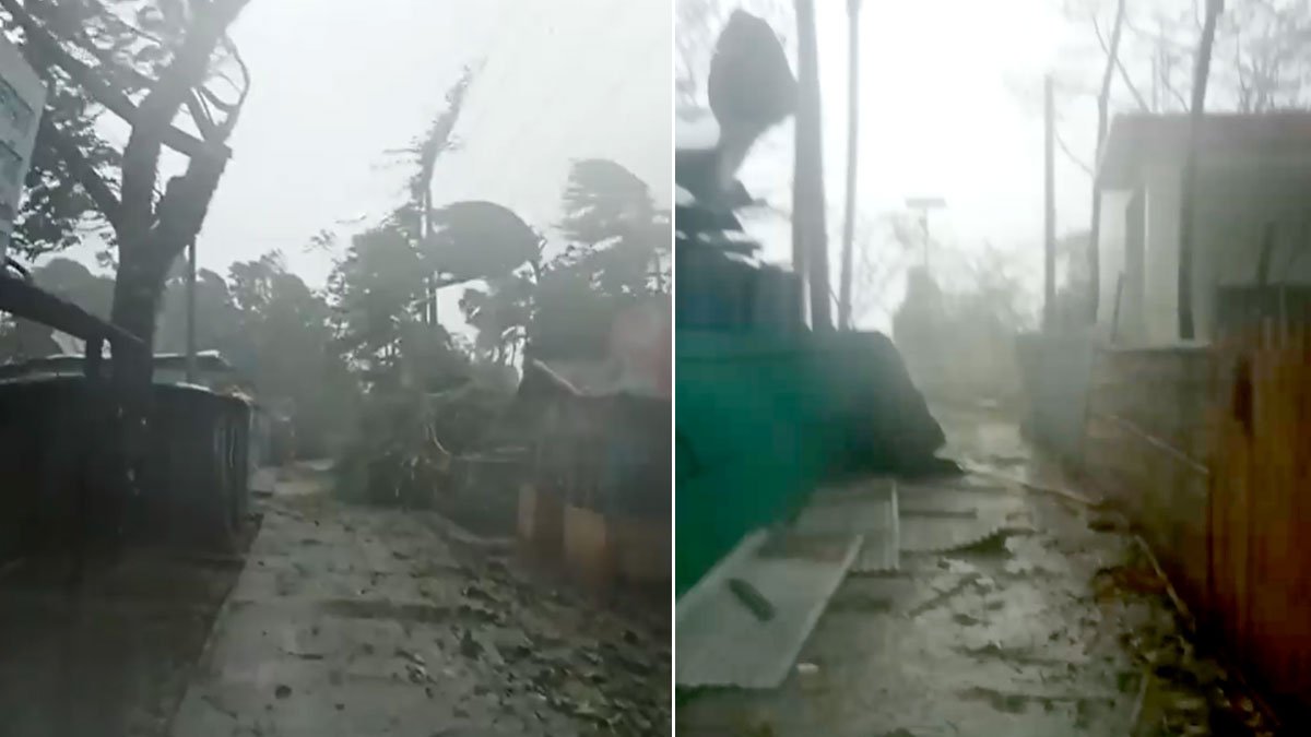 কেঁপে গেছে সেন্টমার্টিন, বাতাসের গতি ১৪৭ কিমি