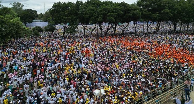 রংপুরে আওয়ামী লীগের বিভাগীয় মহাসমাবেশ শুরু - জাতীয় - ২ আগস্ট ২০২৩