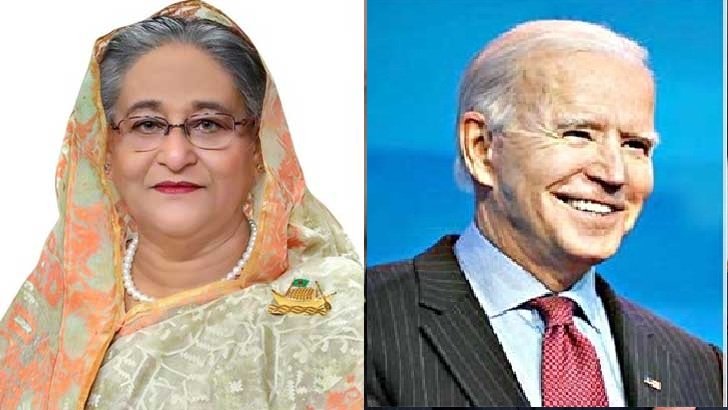জো বাইডেনের ভোজ সভায় যোগ দিয়েছেন শেখ হাসিনা
