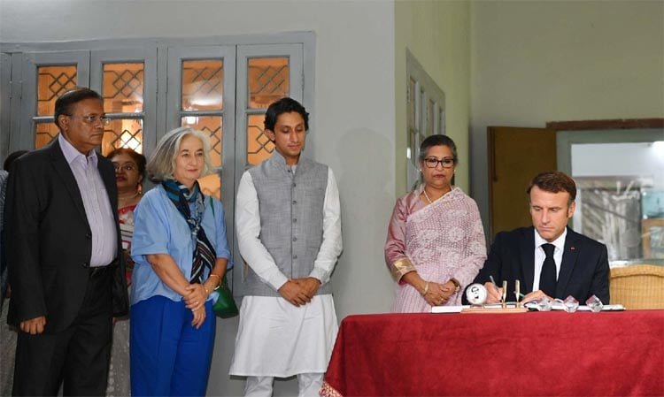 ফ্রান্সের রাষ্ট্রপতির বঙ্গবন্ধু জাদুঘর পরিদর্শন - জাতীয় - ১২ সেপ্টেম্বর ২০২৩ (ফাইল ছবি)