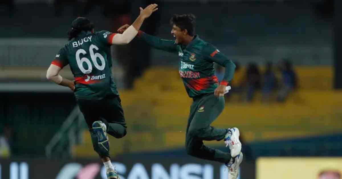 বাংলাদেশের জয় ভারতকে হারিয়ে