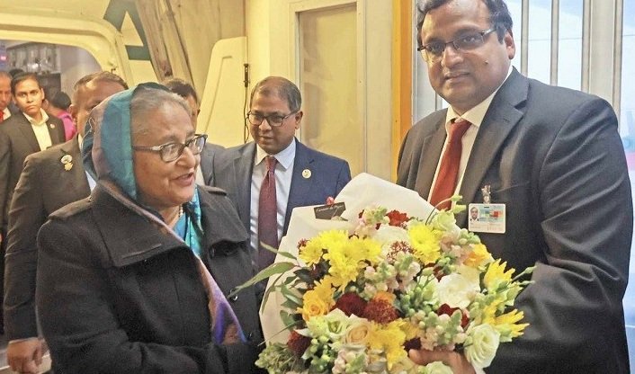 গ্লোবাল গেটওয়ে ফোরামে যোগ দিতে ব্রাসেলসে পৌঁছেছেন প্রধানমন্ত্রী
