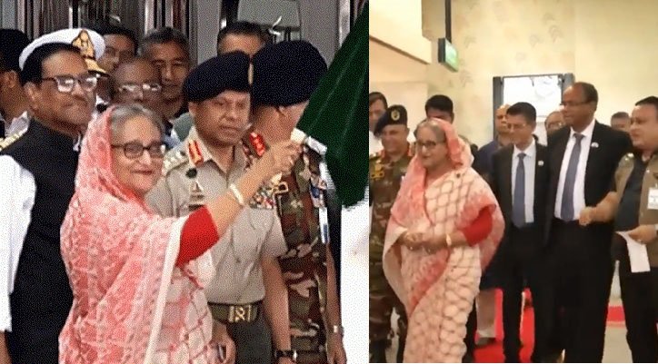 মেট্রোরেলের আগারগাঁও-মতিঝিল অংশের উদ্বোধন করলেন প্রধানমন্ত্রী
