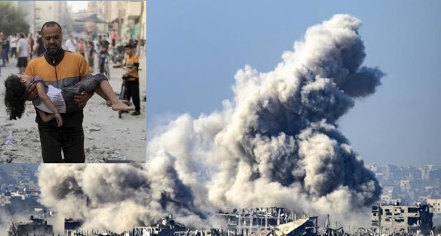 আবারও গাজায় ভয়াবহ হামলা চালিয়েছে ইসরায়েল