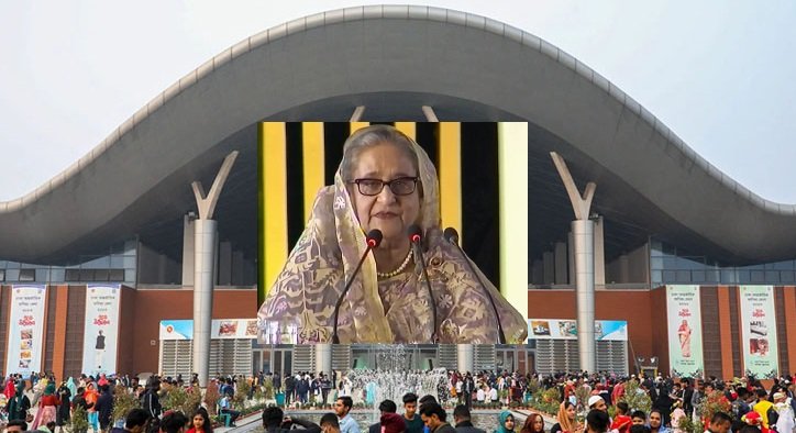বাণিজ্যমেলার উদ্বোধন করলেন প্রধানমন্ত্রী