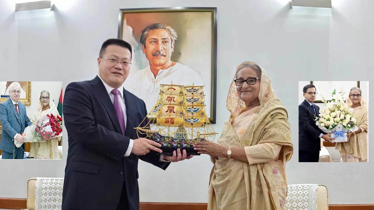 শেখ হাসিনাকে চীন- ভারত-রাশিয়াসহ বিভিন্ন দেশের অভিনন্দন
