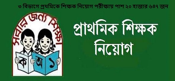 ৩ বিভাগে প্রথমিকে শিক্ষক নিয়োগ পরীক্ষায় পাশ ২০ হাজার ৬৪৭ জন