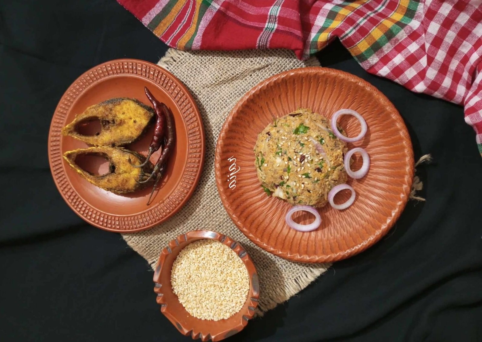 রান্না: ইলিশ মাছ তিলের ভর্তা