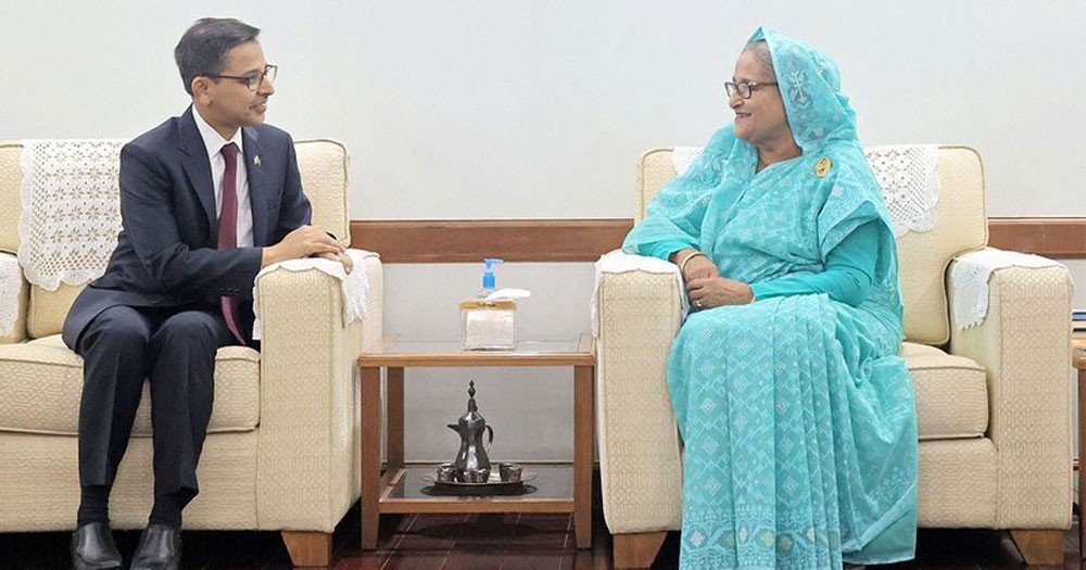 প্রধানমন্ত্রীর সঙ্গে ভারতের হাইকমিশনারের সৌজন্য সাক্ষাৎ