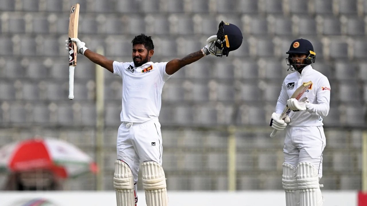 সিলেট টেস্টে প্রথম দিনে ভালো অবস্থানে শ্রীলঙ্কা