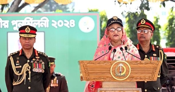 যে কোন হুমকি মোকাবিলায় সেনাবাহিনী যোগ্য হয়ে উঠুক: প্রধানমন্ত্রী