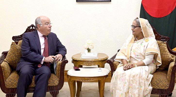 প্রধানমন্ত্রীর সঙ্গে ব্রাজিলের পররাষ্ট্রমন্ত্রীর সৌজন্য সাক্ষাৎ