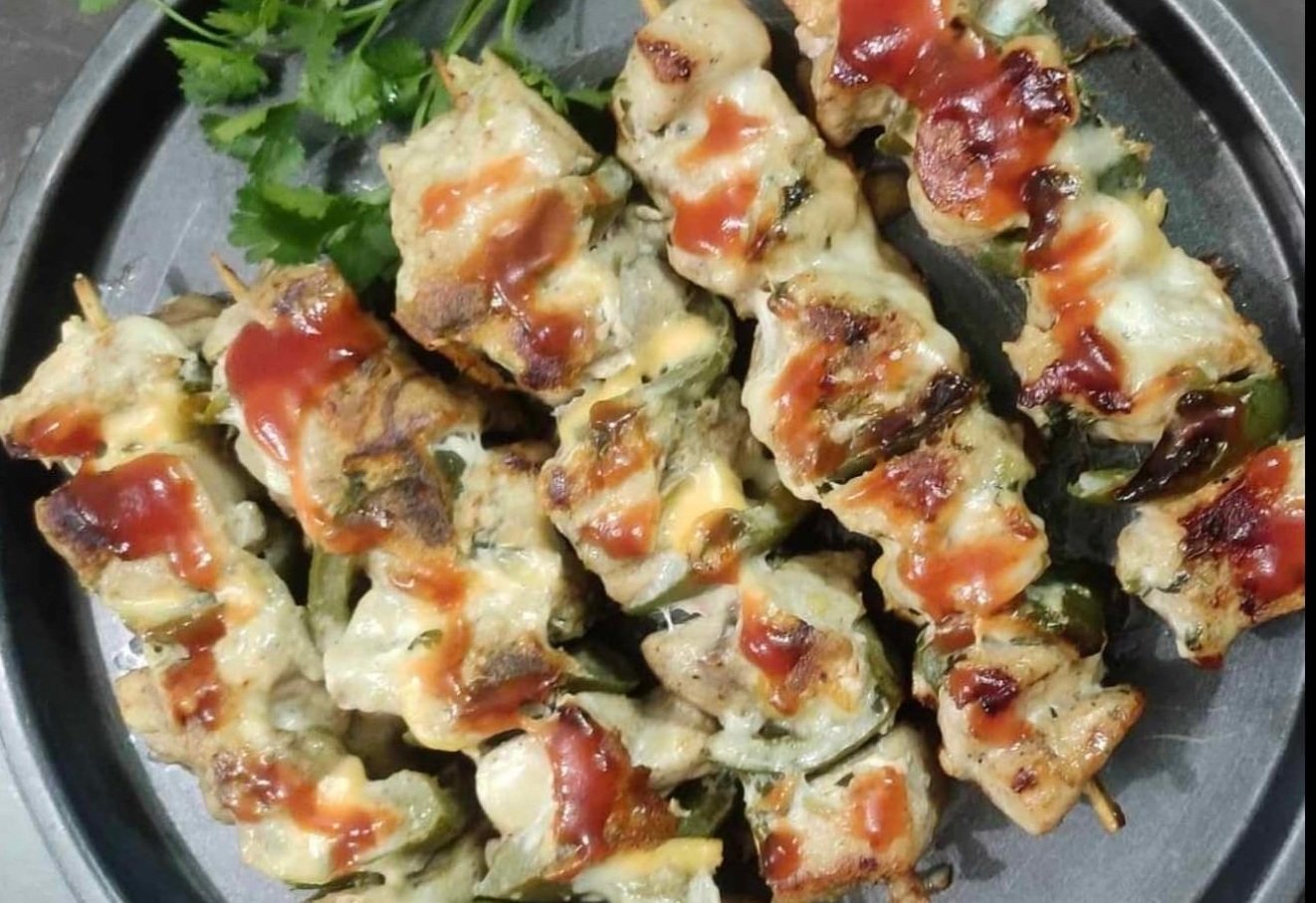 রান্না: চিজ চিকেন টিক্কা স্টিক