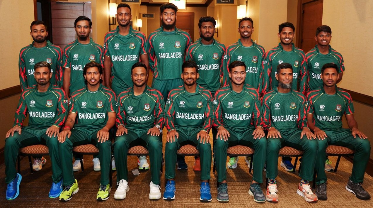 বাংলাদেশ দলের টি-টোয়েন্টি বিশ্বকাপের জার্সি উন্মোচন করেছে বিসিবি