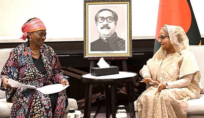 প্রধানমন্ত্রীর সঙ্গে জাতিসংঘের আন্ডার সেক্রেটারির সাক্ষাৎ