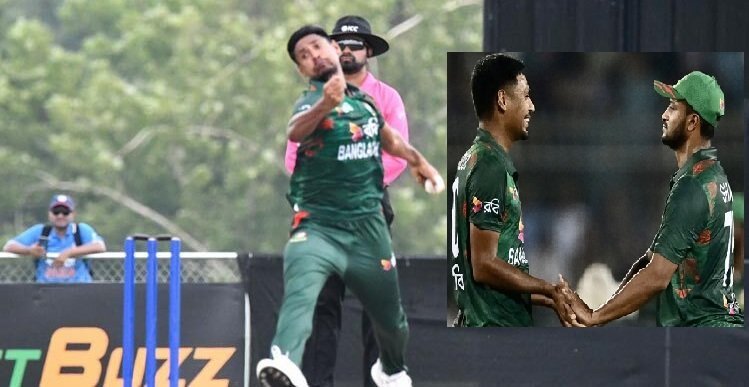 উড়ন্ত যুক্তরাষ্ট্রকে মাটিতে নামিয়ে আনলেন মোস্তাফিজ