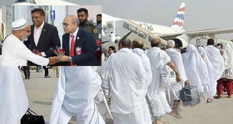 হজ শেষে প্রথম ফিরতি ফ্লাইটে দেশে ফিরেছেন ৪১৯ হজযাত্রী