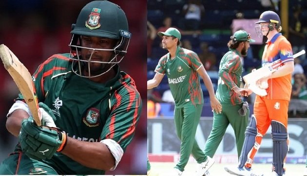 সাকিবের রানে ফেরার দিনে নেদারল্যান্ডসকে হারিয়েছে বাংলাদেশ