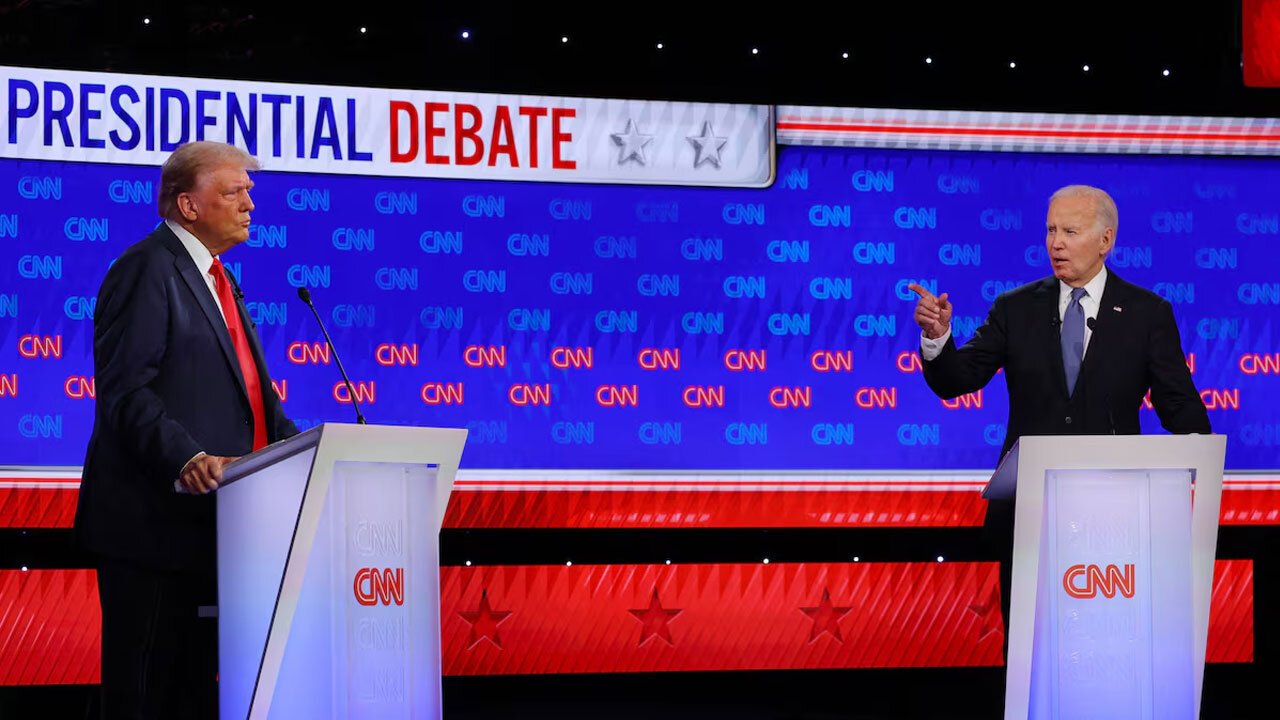 Biden and Trump participate in televised debate - International - 28 June 2024
