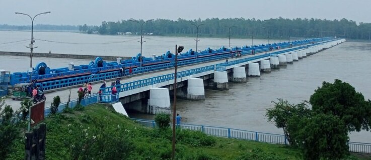 তিস্তার পানি বিপৎসীমার ২২ সেন্টিমিটার ওপর দিয়ে প্রবাহিত হচ্ছে
