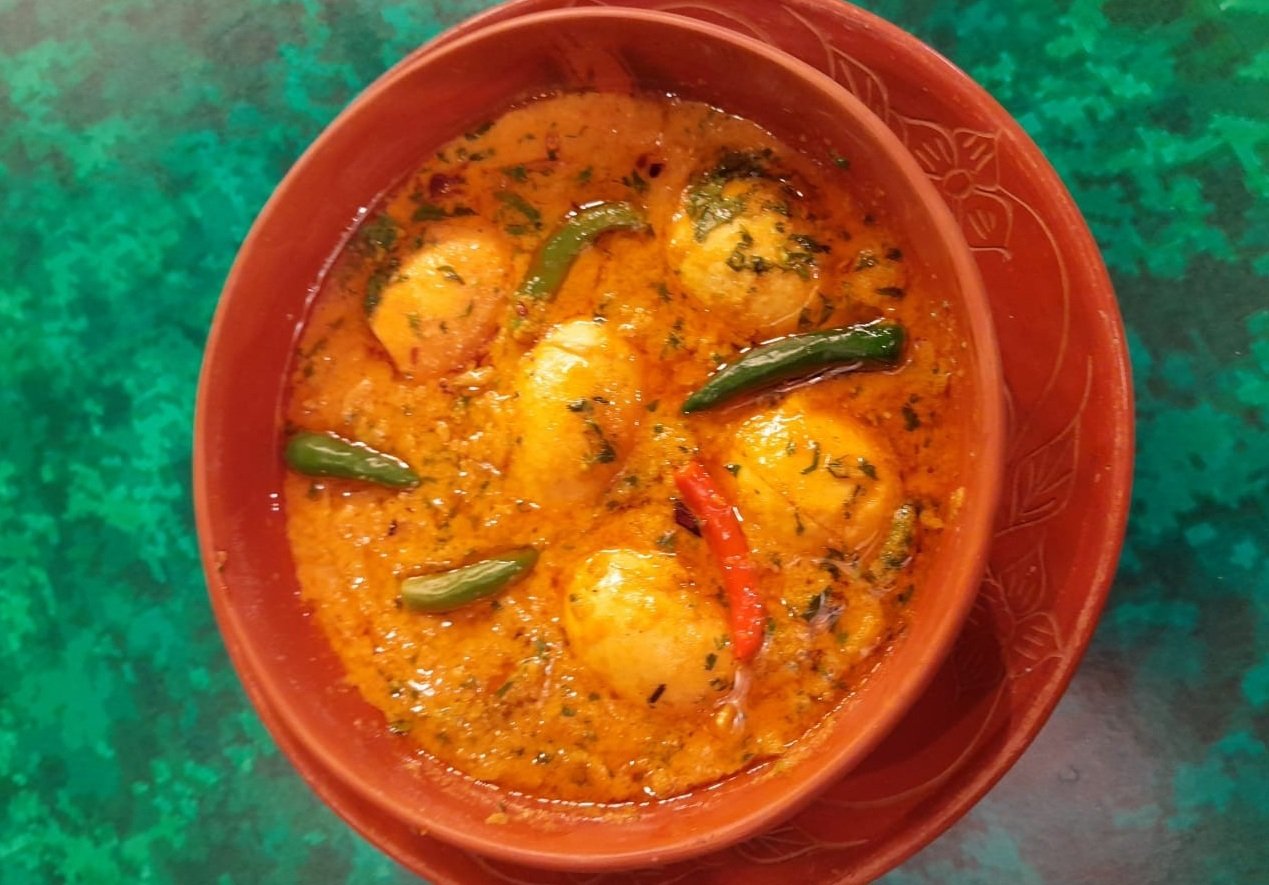রান্না: ডিম নারিকেল ঝোল