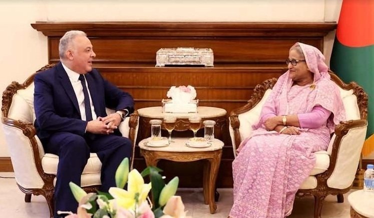 Courtesy call of Prime Minister with Ambassador of Egypt - National - 15 July 2024