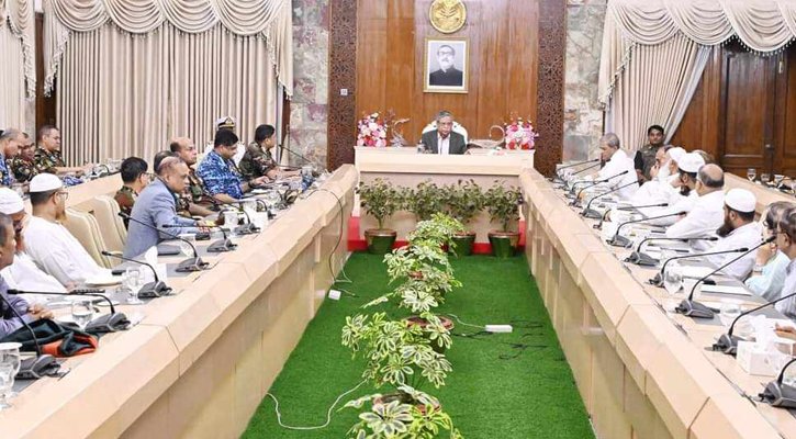 রাষ্ট্রপতির সভাপতিত্বে অন্তর্বর্তীকালীন সরকার গঠন নিয়ে বৈঠক