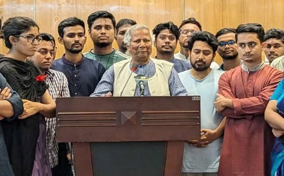 দেশে আইন শৃঙ্খলা ফিরিয়ে আনা হবে আমার প্রধান কাজ: ড. ইউনূস