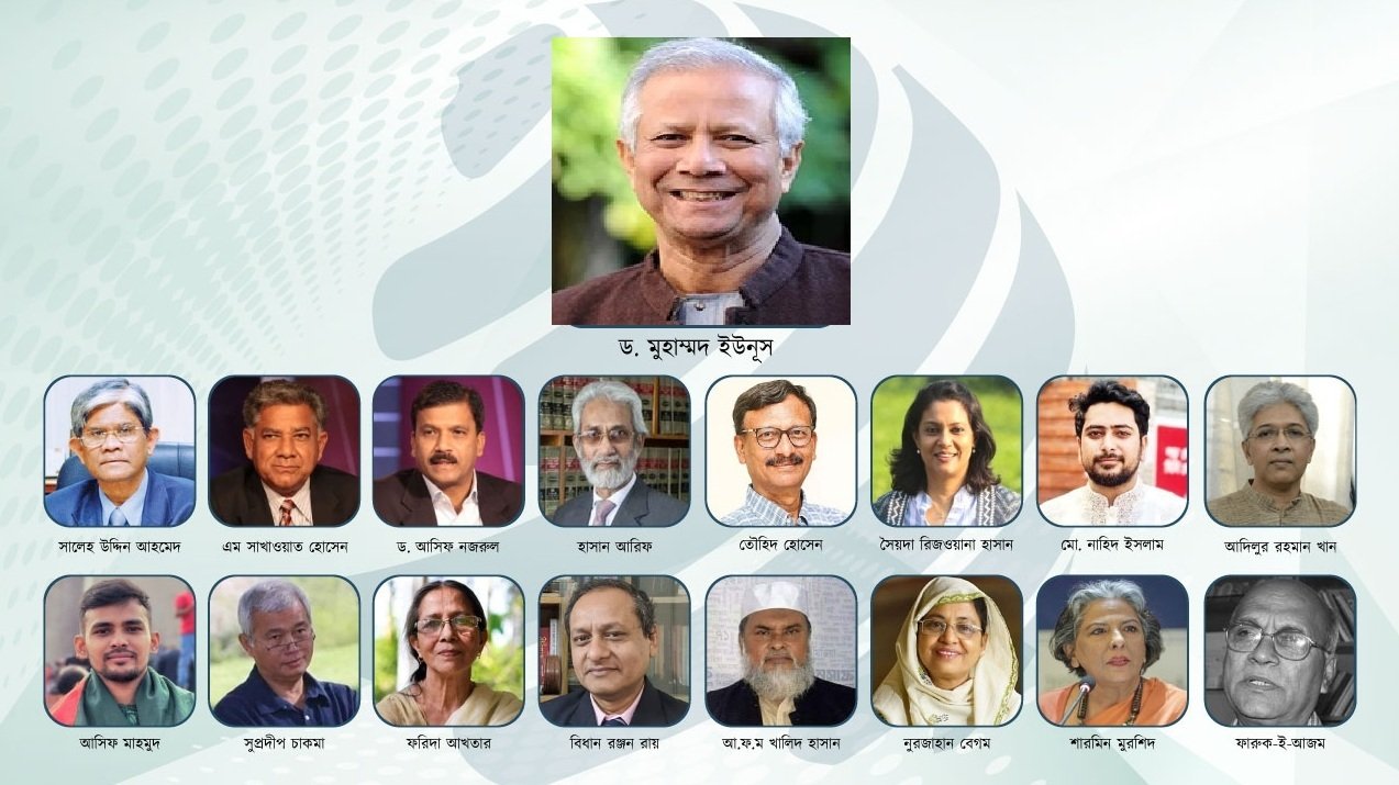 অন্তর্বর্তী সরকারে কে কোন মন্ত্রণালয় পেলেন