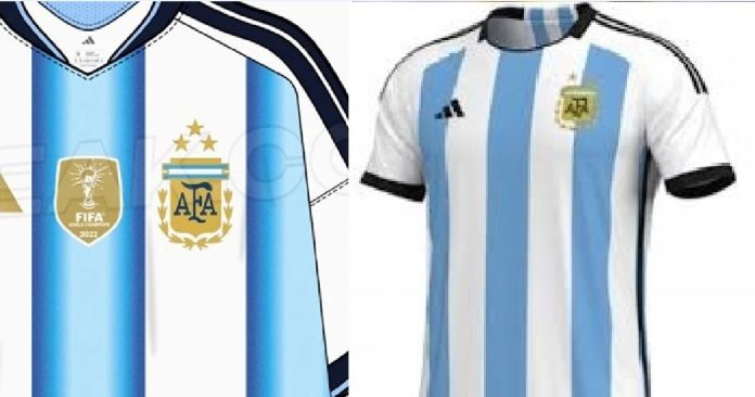 ২০২৬ সালের বিশ্বকাপের জন্য আর্জেন্টিনার জার্সির সম্ভাব্য রূপ প্রকাশ - খেলাধুলা - ১২ জুলাই ২০২৫ (ফাইল ছবি)
