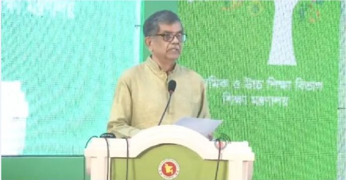 বিগত সরকার শিক্ষা খাতের দুর্নীতি দমন না করে উৎসাহ দিয়েছে শিক্ষা উপদেষ্টা - শিক্ষা - ০৫ অক্টোবর ২০২৫ (ফাইল ছবি)